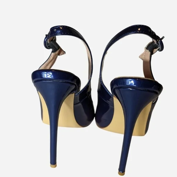 Only Navy and Purple Women's Heels - Picture 3 of 8